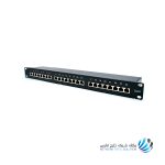 Shielded 24 port CAT6 patch panel